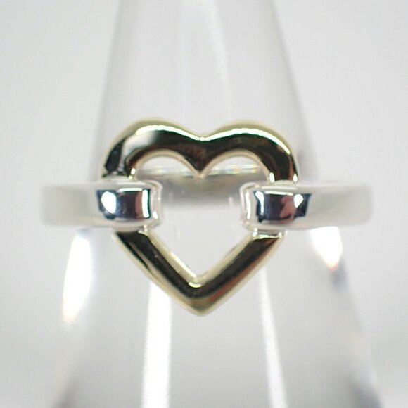 TIFFANY Gold Heart Ring - Picture 5 of 10